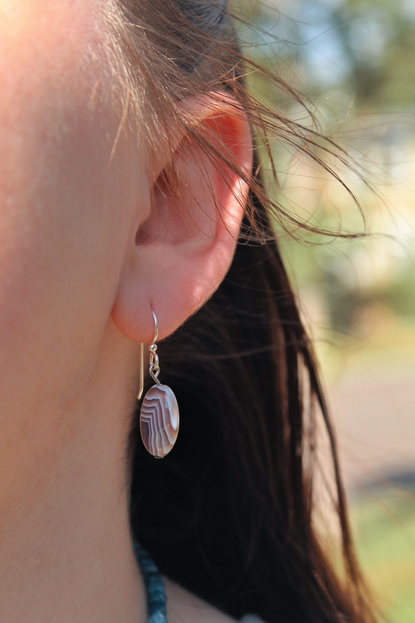 Botswana Agate Earrings