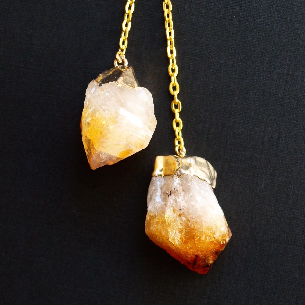 Citrine Wrap Necklace