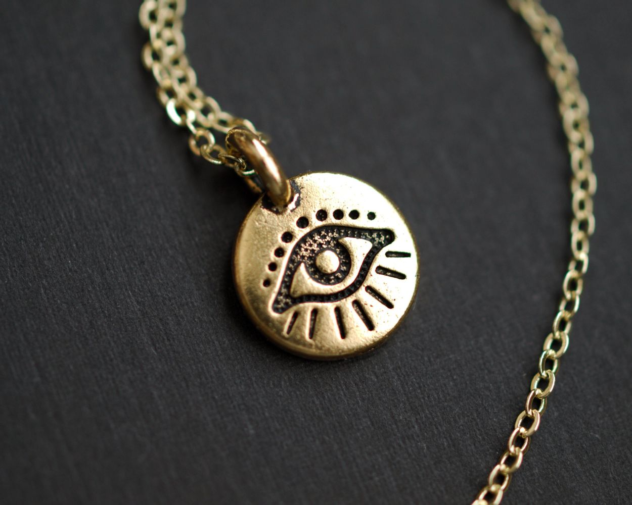 Tiny Evil Eye Necklace