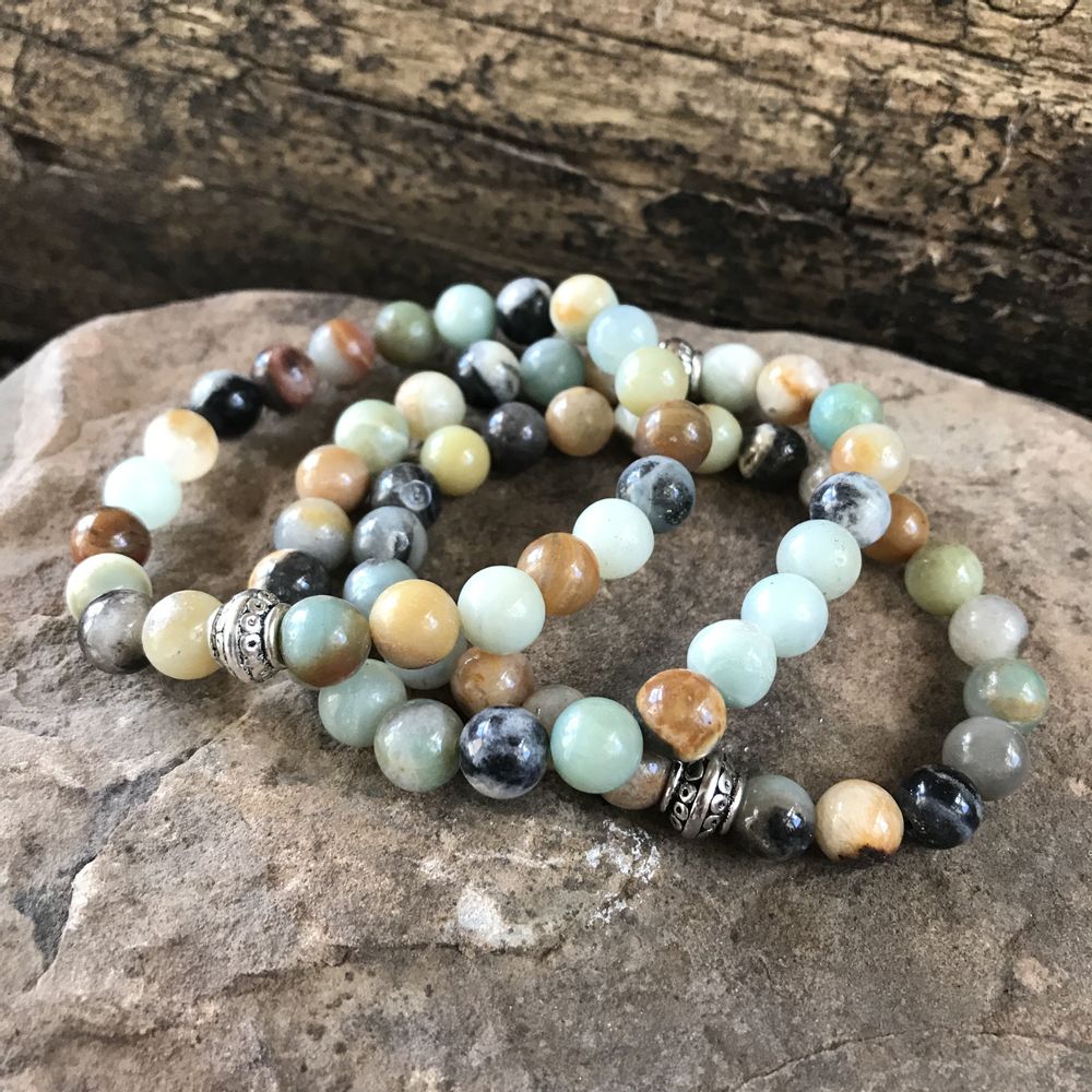 Black Gold Amazonite Bracelet