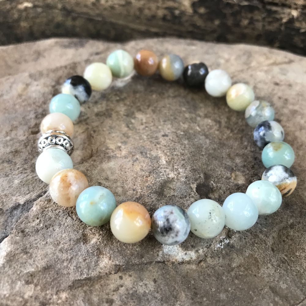 Black Gold Amazonite Bracelet