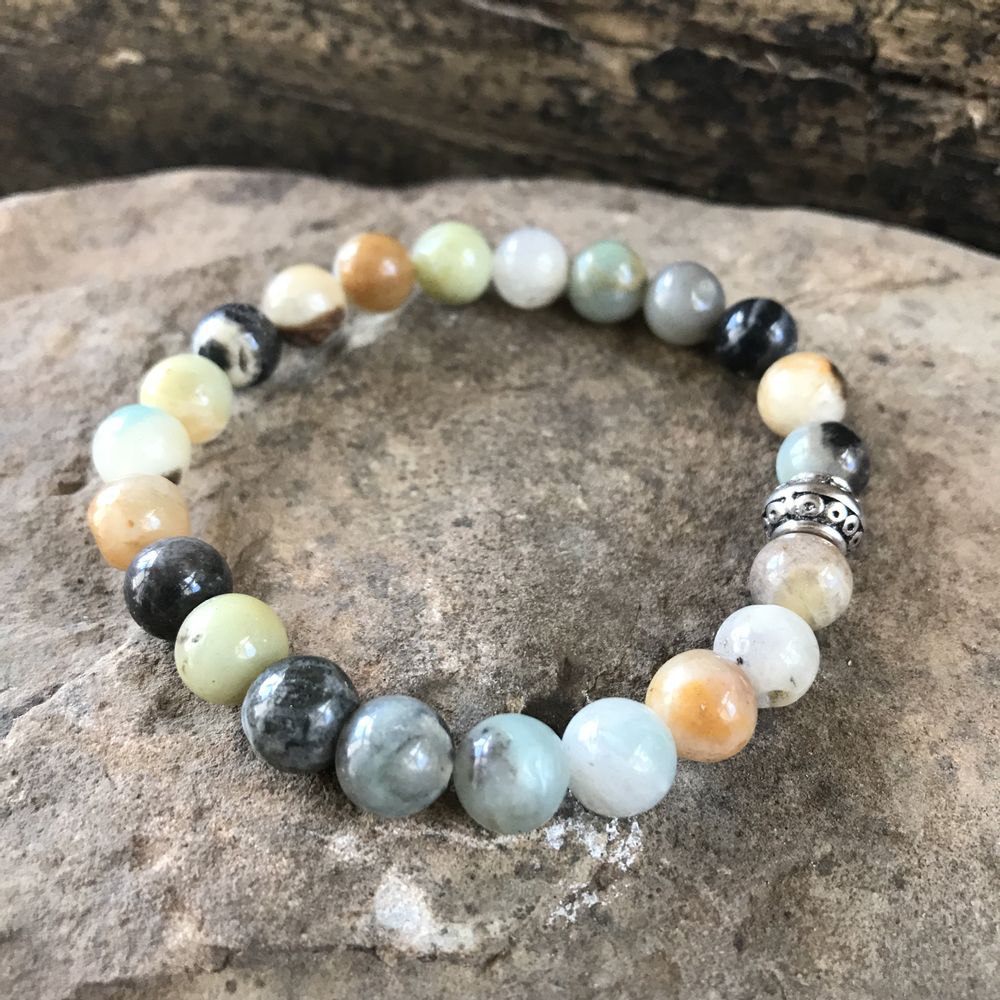 Black Gold Amazonite Bracelet