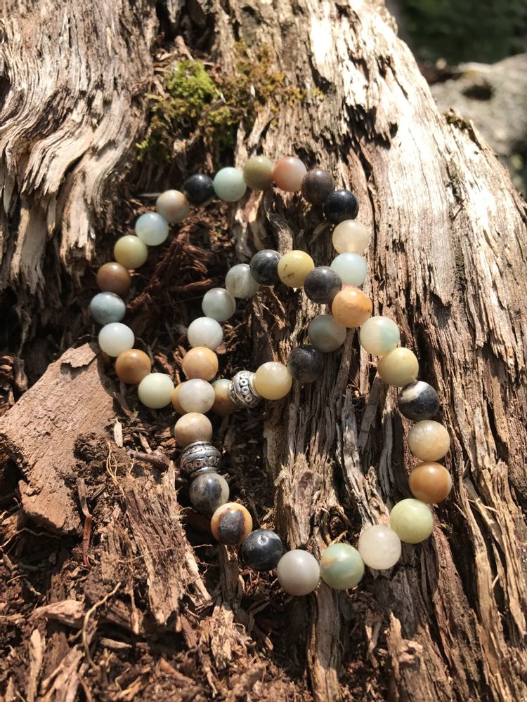 Black Gold Amazonite Bracelet