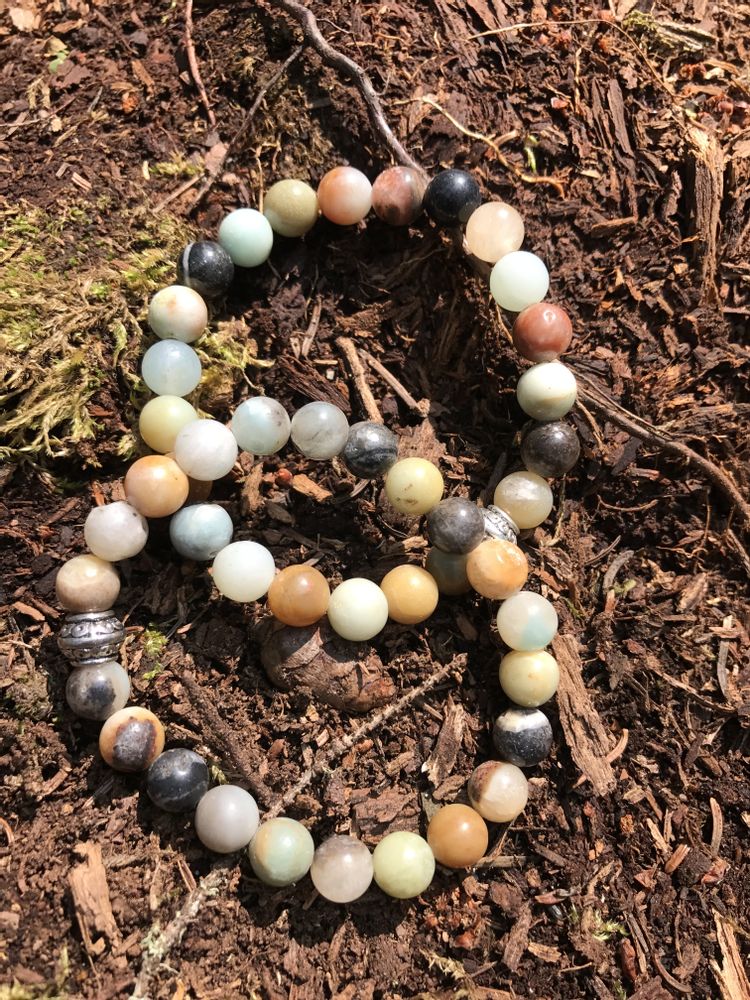 Black Gold Amazonite Bracelet