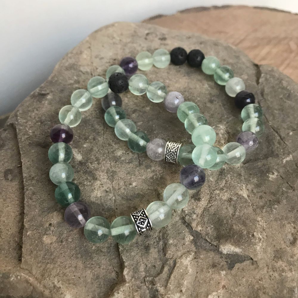 Fluorite Bracelet - Polished