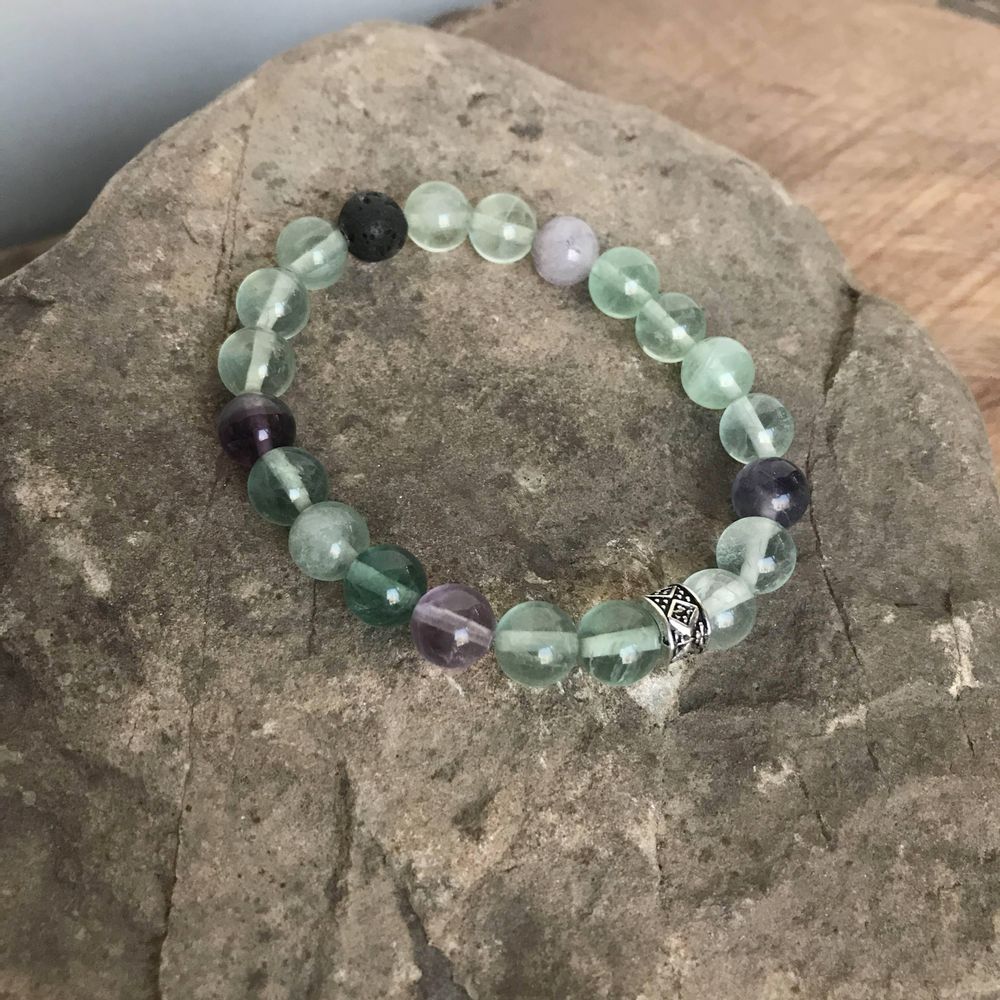 Fluorite Bracelet - Polished