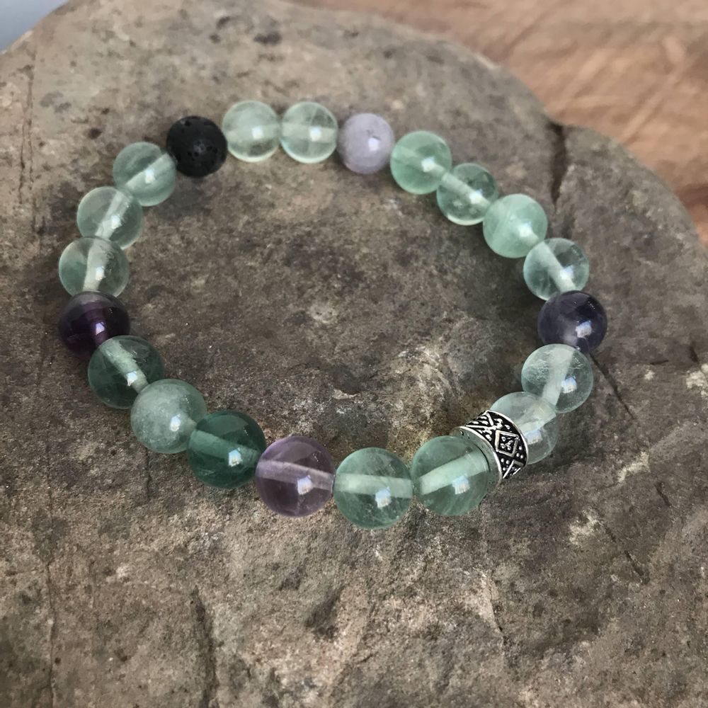 Fluorite Bracelet - Polished