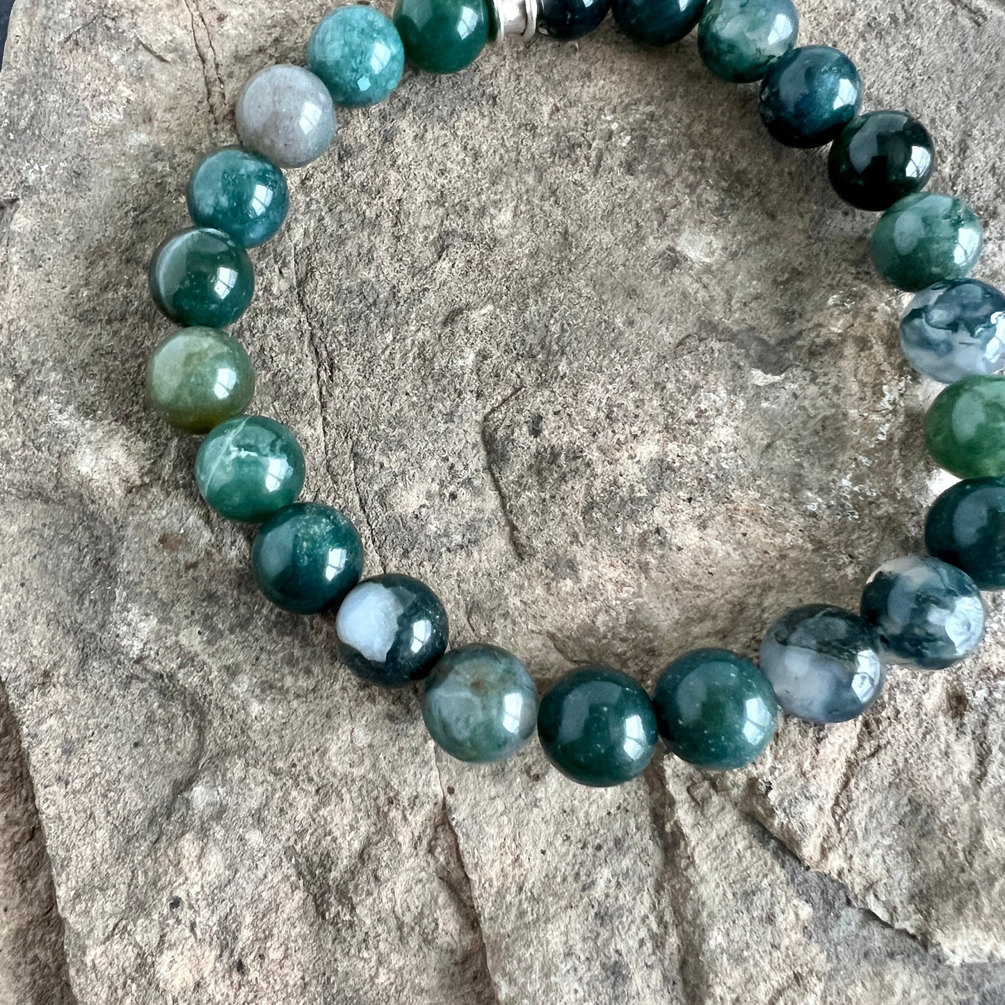 Moss Agate Bracelet